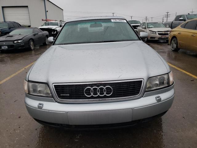 WAUBG34D1XN000490 - 1999 AUDI A8 QUATTRO SILVER photo 5