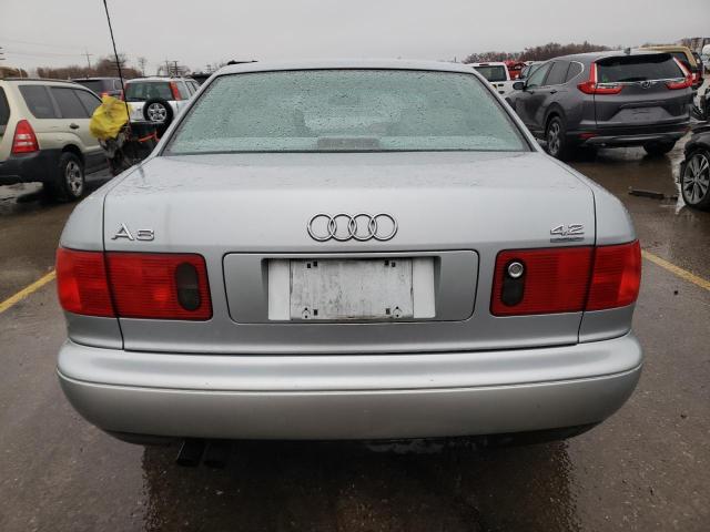 WAUBG34D1XN000490 - 1999 AUDI A8 QUATTRO SILVER photo 6