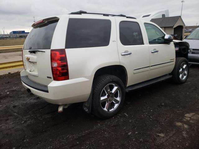 1GNSKCE05CR128545 - 2012 CHEVROLET TAHOE K1500 LTZ WHITE photo 3