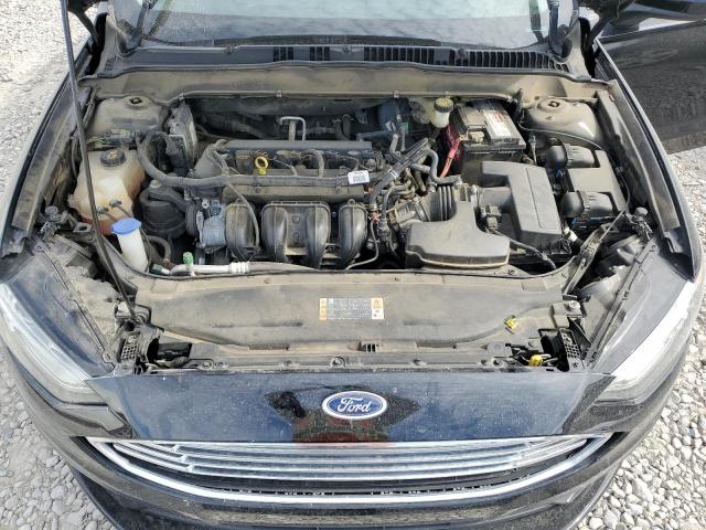 3FA6P0H71HR339536 - 2017 FORD FUSION SE BLACK photo 11