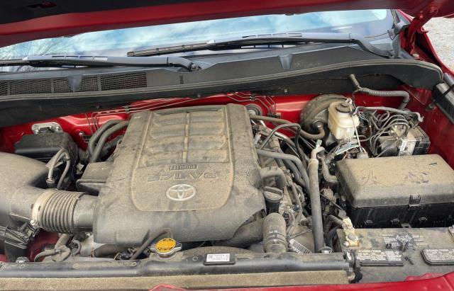 5TFUY5F17HX635680 - 2017 TOYOTA TUNDRA DOUBLE CAB SR/SR5 MAROON photo 7