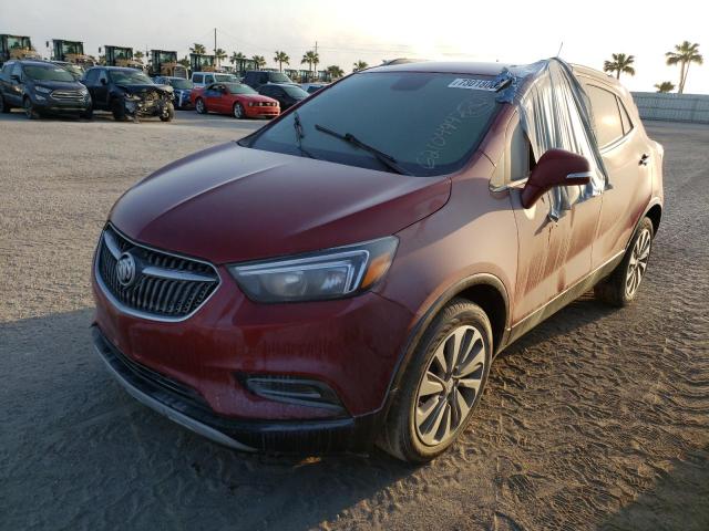 KL4CJASBXHB071537 - 2017 BUICK ENCORE PRE RED photo 2