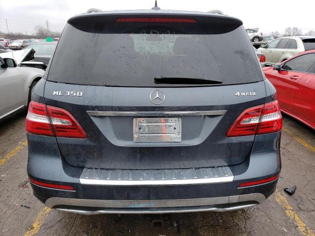 4JGDA5HB3CA029004 - 2012 MERCEDES-BENZ ML 350 4MATIC GRAY photo 6