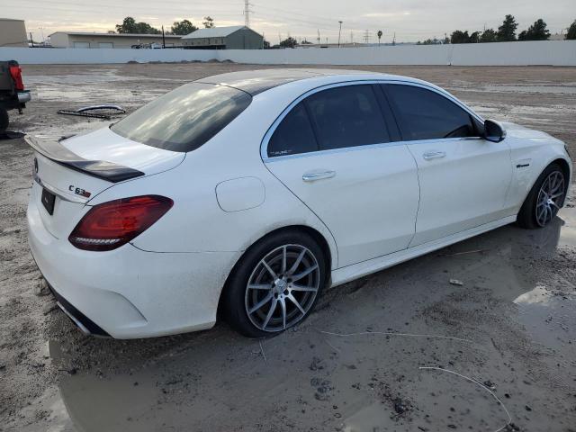 55SWF8GB2LU332475 - 2020 MERCEDES-BENZ C 63 AMG WHITE photo 3