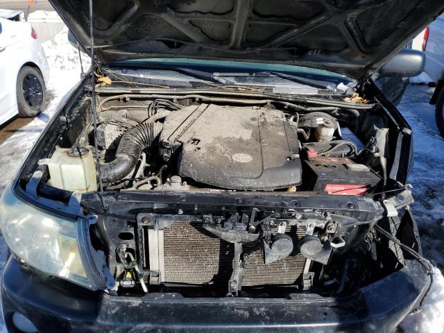 5TEUU4EN0AZ691887 - 2010 TOYOTA TACOMA ACCESS CAB შავი ფოტო 11