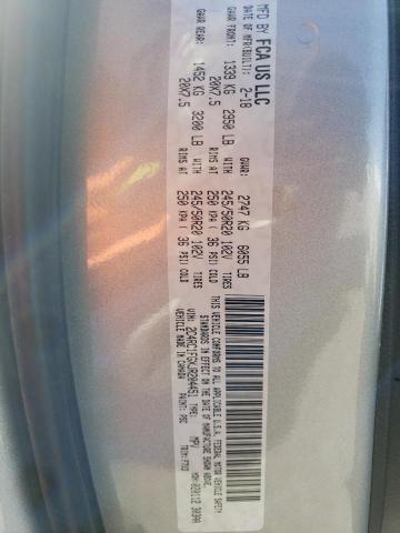 2C4RC1FGXJR204451 - 2018 CHRYSLER PACIFICA TOURING PLUS SILVER photo 13