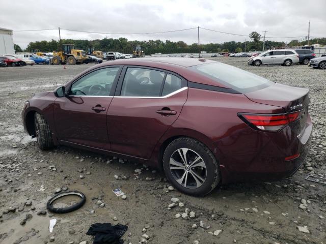 3N1AB8CV3NY206501 - 2022 NISSAN SENTRA SV BURGUNDY photo 2