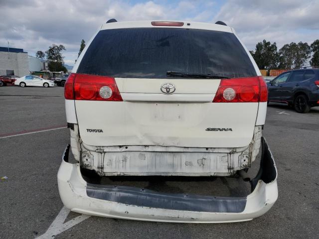 5TDZK23C07S072066 - 2007 TOYOTA SIENNA CE WHITE photo 6