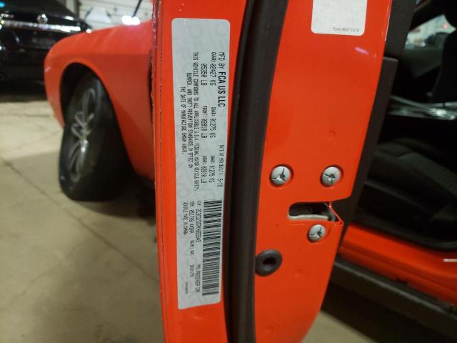 2C3CDZGG7KH655543 - 2019 DODGE CHALLENGER SXT ORANGE photo 12