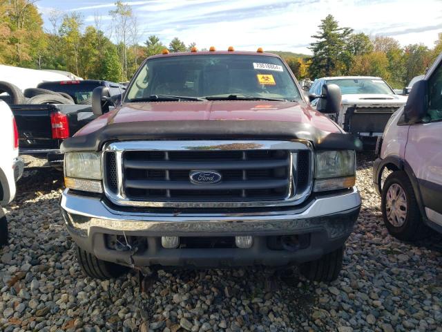 1FTSX31P64EC01914 - 2004 FORD F350 SRW SUPER DUTY RED photo 5