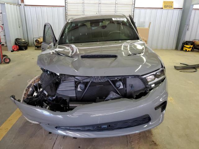 1C4RDJDG2NC205365 - 2022 DODGE DURANGO GT GRAY photo 5