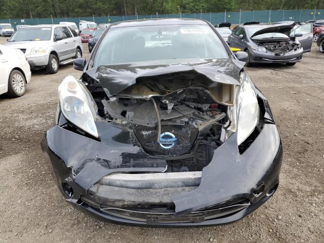 1N4AZ0CP6DC412226 - 2013 NISSAN LEAF S BLACK photo 5