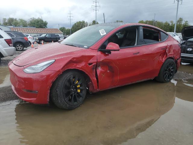 5YJYGDEE8MF193354 - 2021 TESLA MODEL Y 红色 照片 1