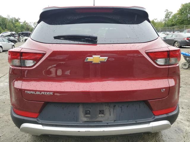 KL79MPSL2NB066635 - 2022 CHEVROLET TRAILBLAZE LT RED photo 6