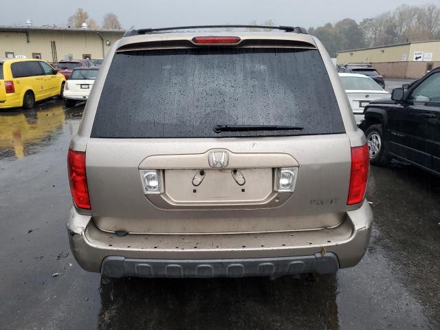 2HKYF18653H613576 - 2003 HONDA PILOT EXL TAN photo 6