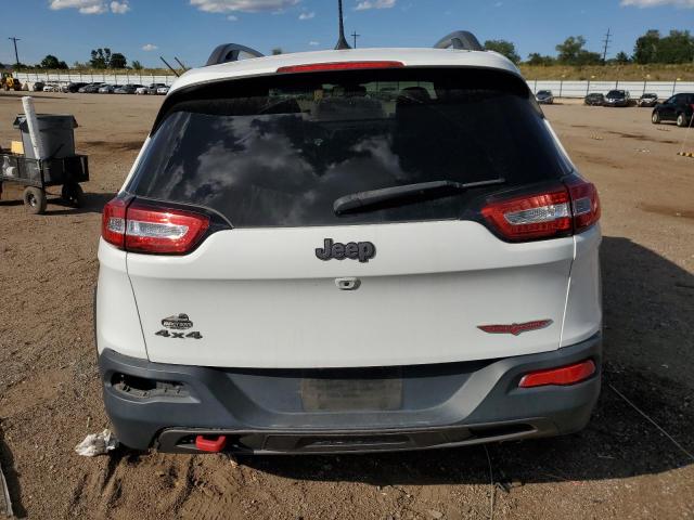 1C4PJMBS6GW183753 - 2016 JEEP CHEROKEE TRAILHAWK WHITE photo 6