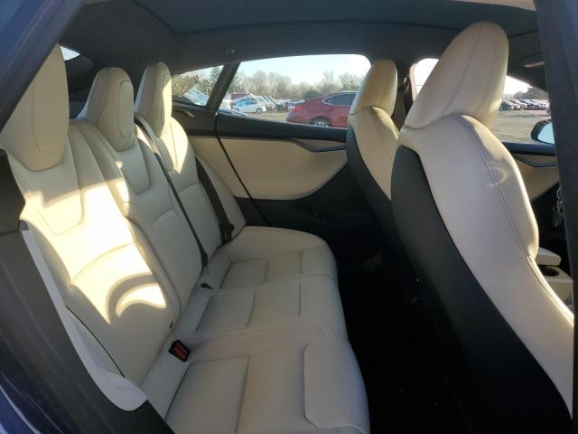 5YJSA1E24LF396185 - 2020 TESLA MODEL S Կապույտ լուսանկար 10