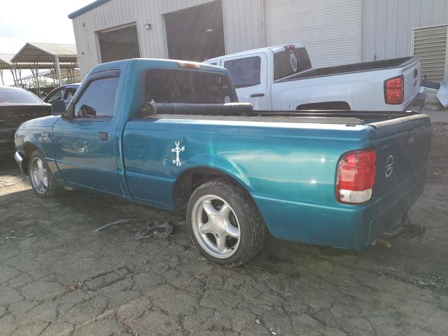 1FTCR10A6PTA09067 - 1993 FORD RANGER GREEN photo 2