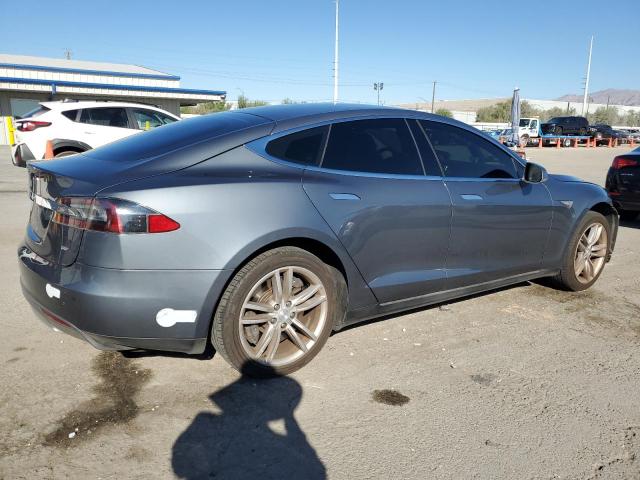 5YJSA1S1XEFP44635 - 2014 TESLA MODEL S GRAY photo 3