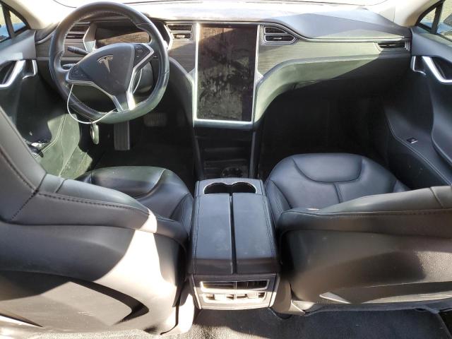 5YJSA1S1XEFP44635 - 2014 TESLA MODEL S GRAY photo 8