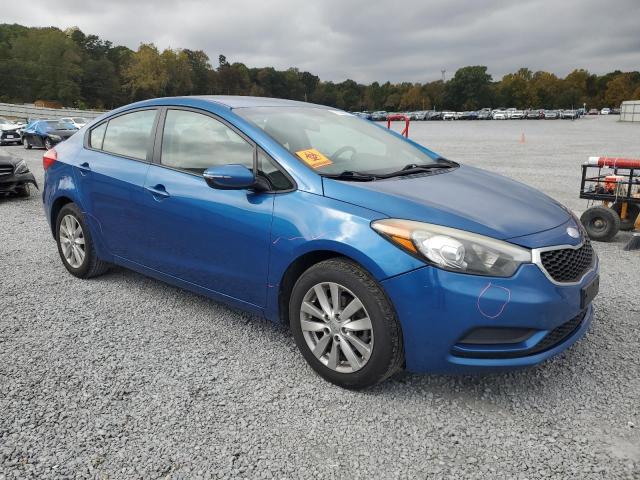 KNAFX4A6XE5123537 - 2014 KIA FORTE LX BLUE photo 4