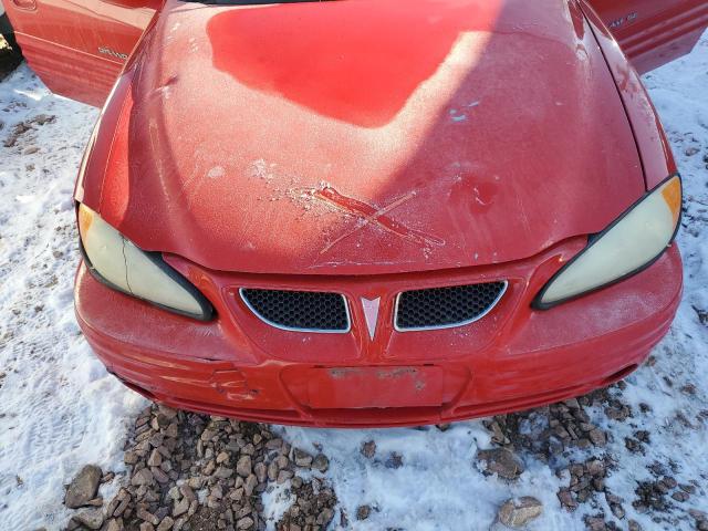 1G2NF52T91M643504 - 2001 PONTIAC GRAND AM SE1 RED photo 11