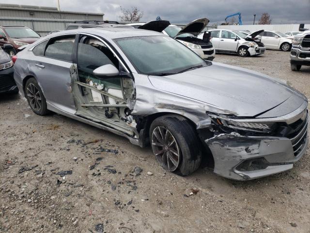 1HGCV1F51NA013205 - 2022 HONDA ACCORD EXL SILVER photo 4