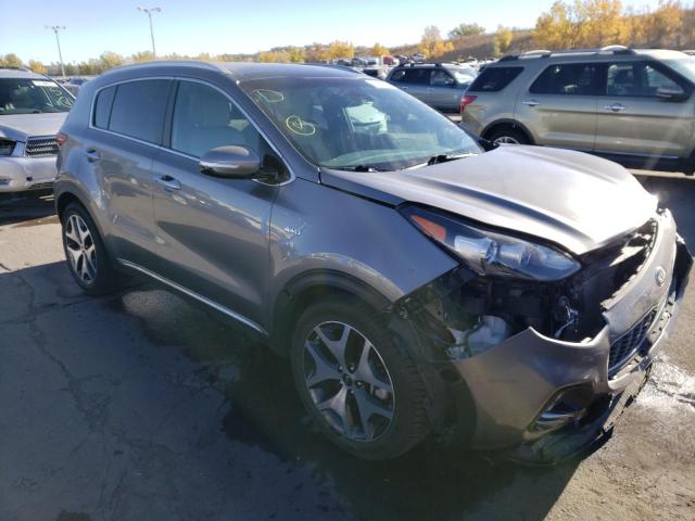 KNDPRCA6XH7241978 - 2017 KIA SPORTAGE SX GRAY photo 4