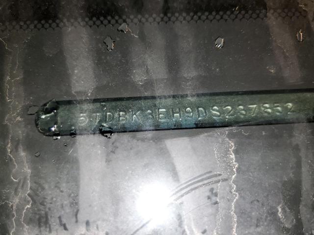 5TDBK3EH9DS237852 - 2013 TOYOTA HIGHLANDER BASE أسود صورة 12