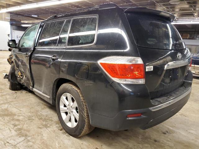 5TDBK3EH9DS237852 - 2013 TOYOTA HIGHLANDER BASE BLACK photo 2