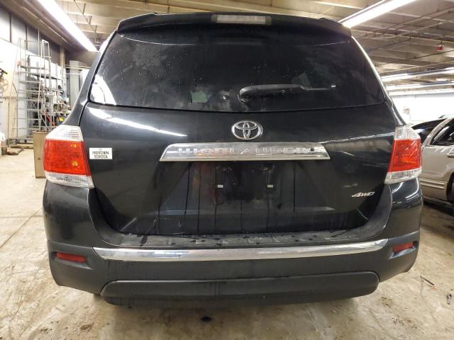 5TDBK3EH9DS237852 - 2013 TOYOTA HIGHLANDER BASE أسود صورة 6