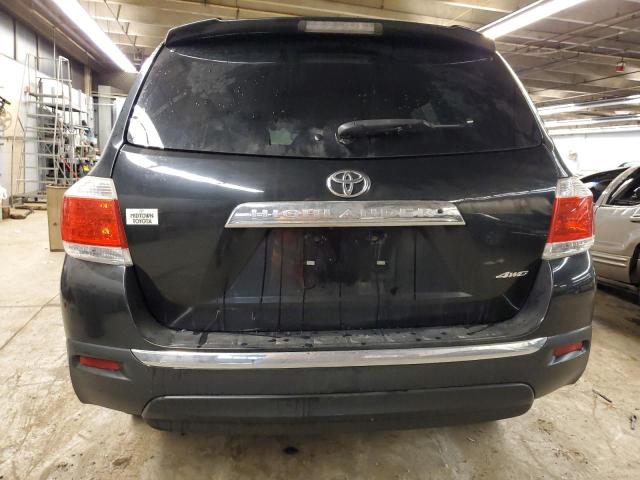 5TDBK3EH9DS237852 - 2013 TOYOTA HIGHLANDER BASE BLACK photo 6