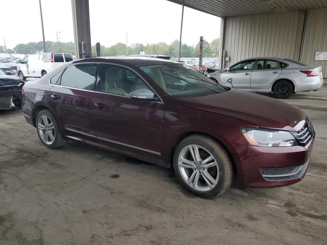 1VWCN7A31CC083230 - 2012 VOLKSWAGEN PASSAT SEL BURGUNDY photo 4