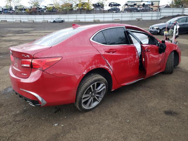 19UUB3F43KA000208 - 2019 ACURA TLX TECHNOLOGY RED photo 3