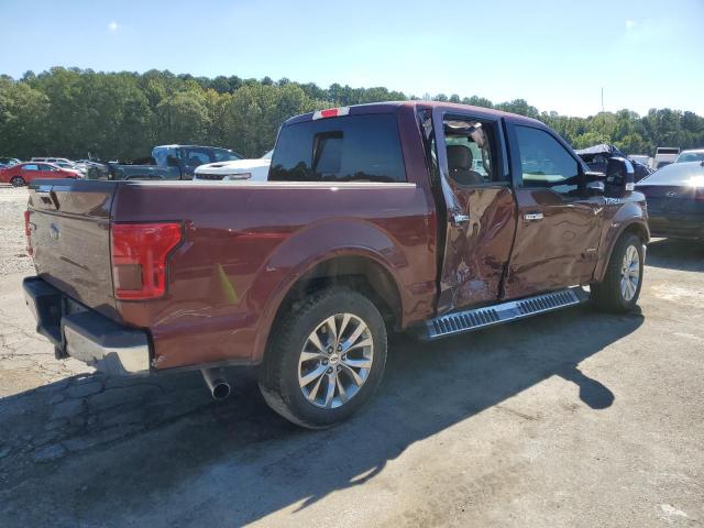 1FTEW1CGXGKD69837 - 2016 FORD F150 SUPERCREW RED photo 3