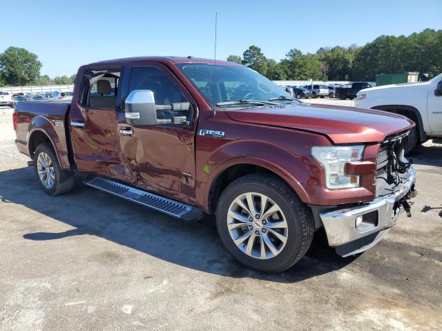 1FTEW1CGXGKD69837 - 2016 FORD F150 SUPERCREW RED photo 4