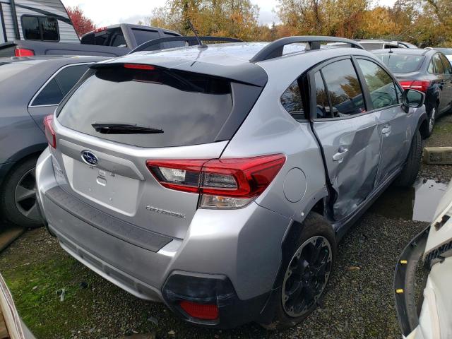 JF2GTABC9M8332739 - 2021 SUBARU CROSSTREK SILVER photo 3