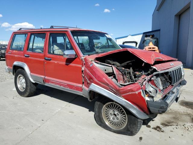 1J4FJ58L0LL279451 - 1990 JEEP CHEROKEE LAREDO RED photo 4