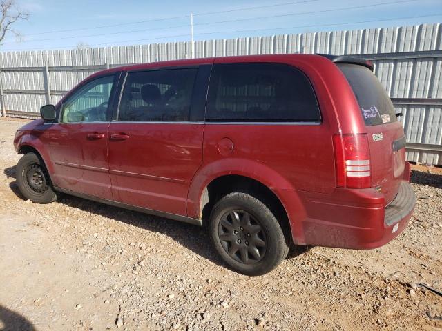 2A8HR44E39R515530 - 2009 CHRYSLER TOWN & COU LX RED photo 2