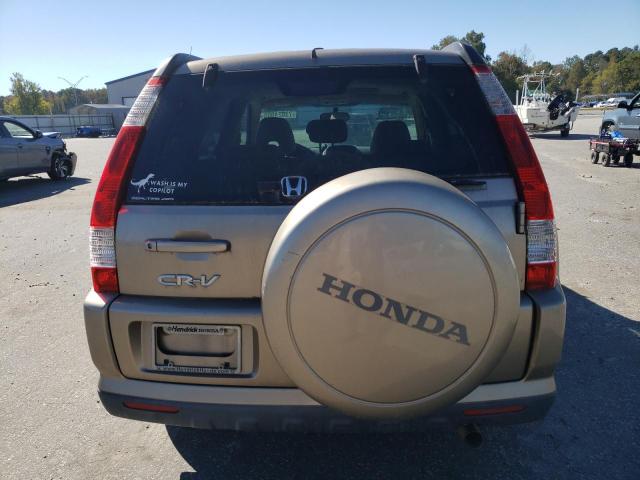 JHLRD78915C052852 - 2005 HONDA CR-V SE GOLD photo 6