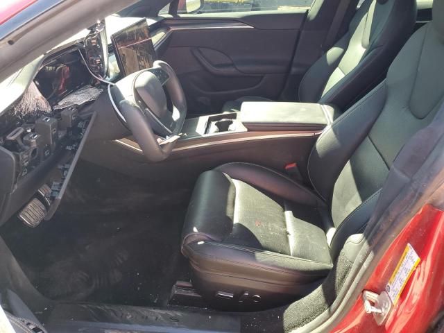5YJSA1E68MF451449 - 2021 TESLA MODEL S Qırmızı foto 7