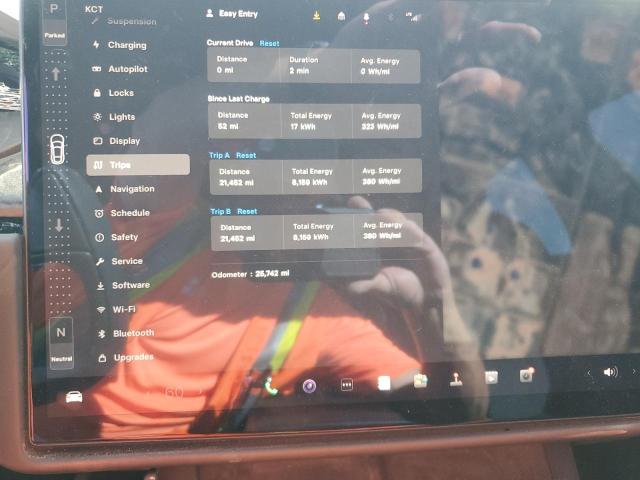 5YJSA1E68MF451449 - 2021 TESLA MODEL S Qırmızı foto 9