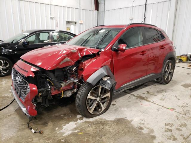 KM8K3CA50JU126215 - 2018 HYUNDAI KONA LIMITED RED photo 1