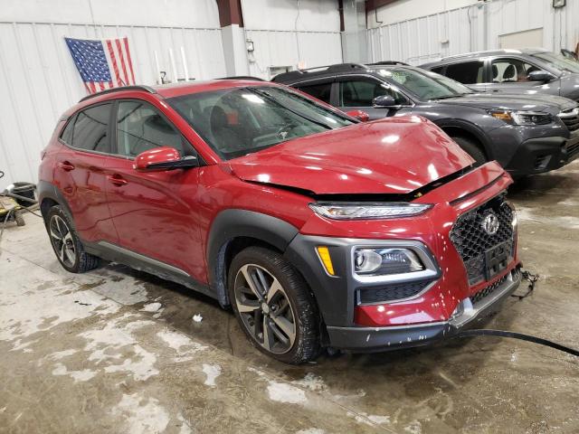 KM8K3CA50JU126215 - 2018 HYUNDAI KONA LIMITED RED photo 4