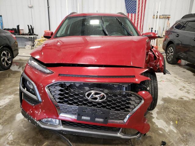 KM8K3CA50JU126215 - 2018 HYUNDAI KONA LIMITED RED photo 5