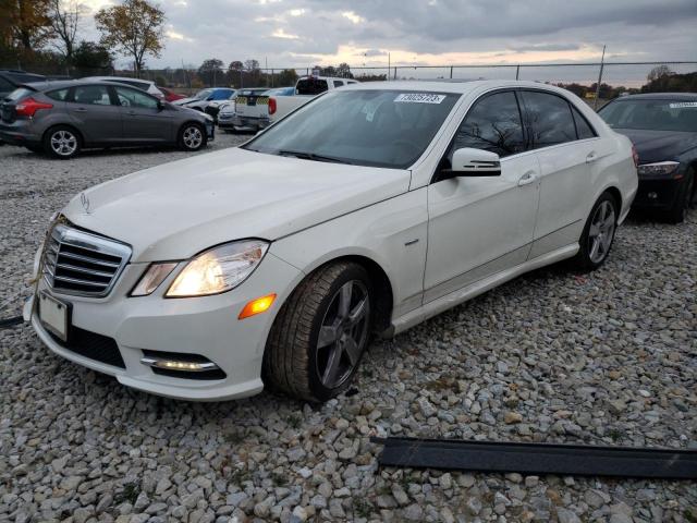 WDDHF8JB1CA601728 - 2012 MERCEDES-BENZ E 350 4MATIC WHITE photo 1