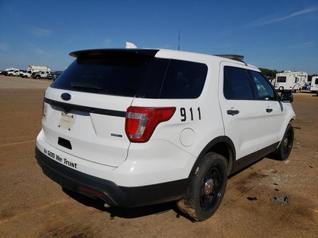 1FM5K8AR3HGB93853 - 2017 FORD EXPLORER POLICE INTERCEPTOR Սպիտակ լուսանկար 3