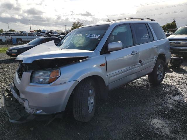 2HKYF18536H562199 - 2006 HONDA PILOT EX WHITE photo 1