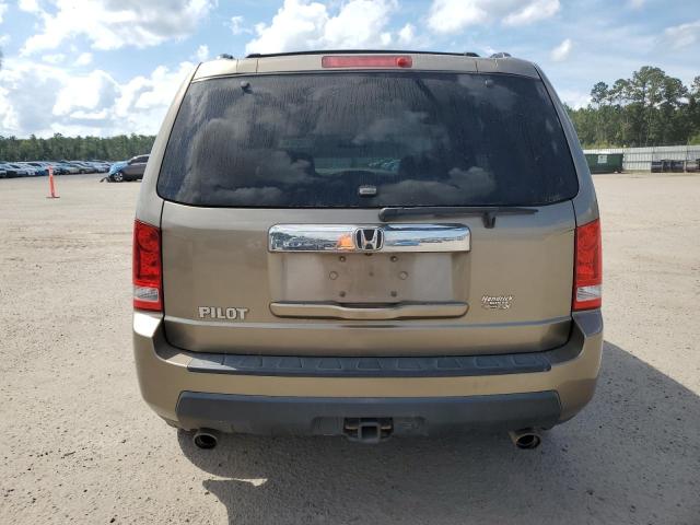 5FNYF3H58BB009746 - 2011 HONDA PILOT EXL BROWN photo 6