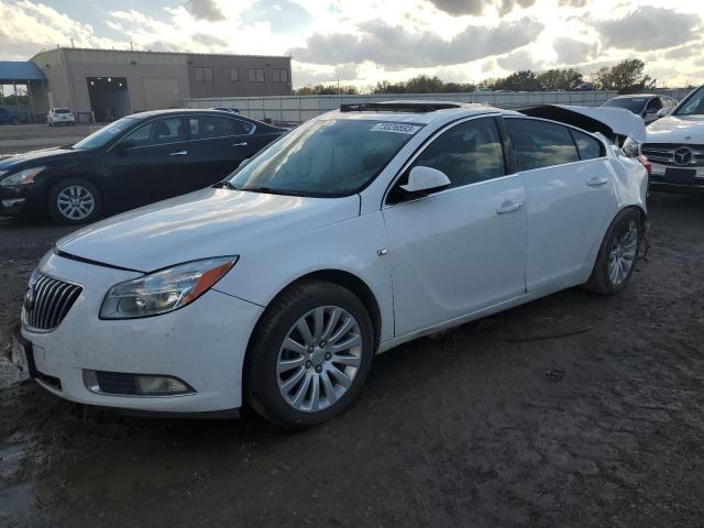 W04GU5GC9B1005396 - 2011 BUICK REGAL CXL WHITE photo 1